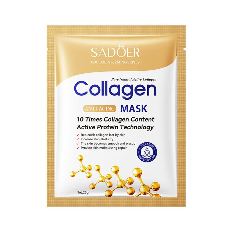 Collagen Face Mask Shrink Refreshing Brightening Face Skin Care